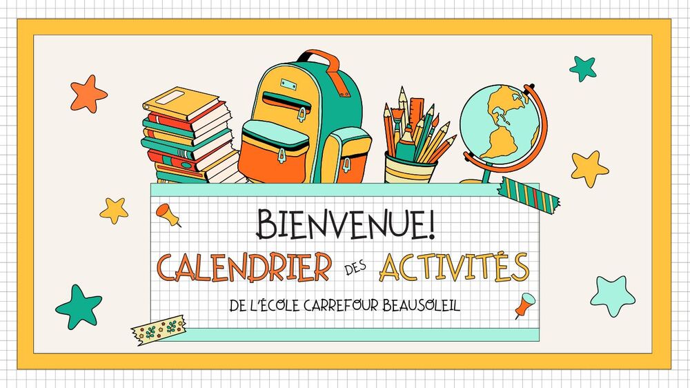 Calendrier des activités 2025 2026
